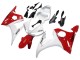 2006-2009 White Red Yamaha YZF R6S Motorcycle Fairings