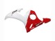 2006-2009 White Red Yamaha YZF R6S Motorcycle Fairings