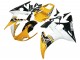 2006-2009 Yellow White Glossy Black Yamaha YZF R6S Motorcycle Fairings