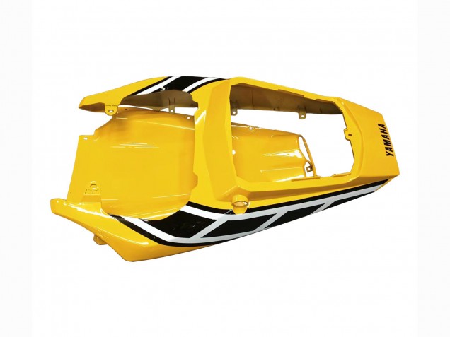 2006-2009 Yellow White Glossy Black Yamaha YZF R6S Motorcycle Fairings