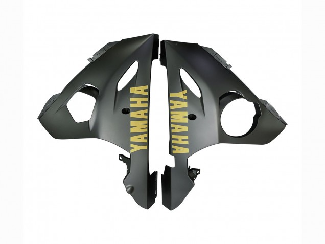 2003-2004 Matte Grey Matte Black Gold Decals Yamaha YZF R6 Motorcycle Fairings