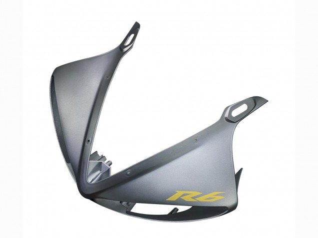 2003-2004 Matte Grey Matte Black Gold Decals Yamaha YZF R6 Motorcycle Fairings
