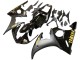 2003-2004 Glossy Black Matte Black Gold Decals Yamaha YZF R6 Motorcycle Fairings