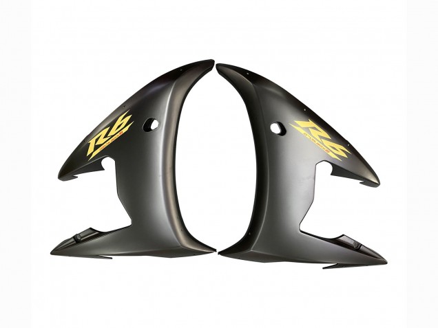 2006-2009 Glossy Black Matte Black Gold Decals Yamaha YZF R6S Motorcycle Fairings