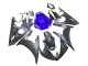 2006-2009 Blue Matte Black Yamaha YZF R6S Motorcycle Fairings