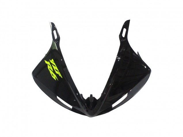 2003-2004 Glossy Black Neon Yellow Yamaha YZF R6 Motorcycle Fairings
