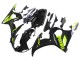 2006-2009 Glossy Black Neon Yellow Yamaha YZF R6S Motorcycle Fairings