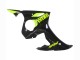 2006-2009 Glossy Black Neon Yellow Yamaha YZF R6S Motorcycle Fairings
