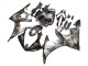 2003-2004 Grey Matte Black Geometric Yamaha YZF R6 Motorcycle Fairings