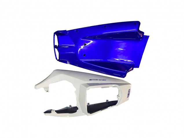 2003-2004 White Blue GYTR Yamaha YZF R6 Motorcycle Fairings