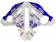 2006-2009 White Blue GYTR Yamaha YZF R6S Motorcycle Fairings
