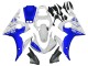 2006-2009 White Blue GYTR Yamaha YZF R6S Motorcycle Fairings