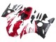 2006-2009 Red White Matte Black Yamaha YZF R6S Motorcycle Fairings