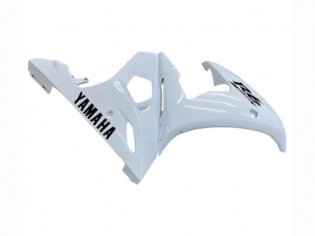 2003-2004 White Black Decals Yamaha YZF R6 Motorcycle Fairings