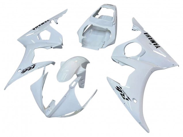 2006-2009 White Black Decals Yamaha YZF R6S Motorcycle Fairings