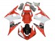 2006-2009 Red White Black Yamaha YZF R6S Motorcycle Fairings