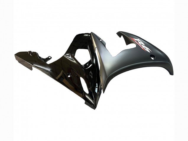 2003-2004 Glossy Black Matte Black Gold Chameleon Yamaha YZF R6 Motorcycle Fairings