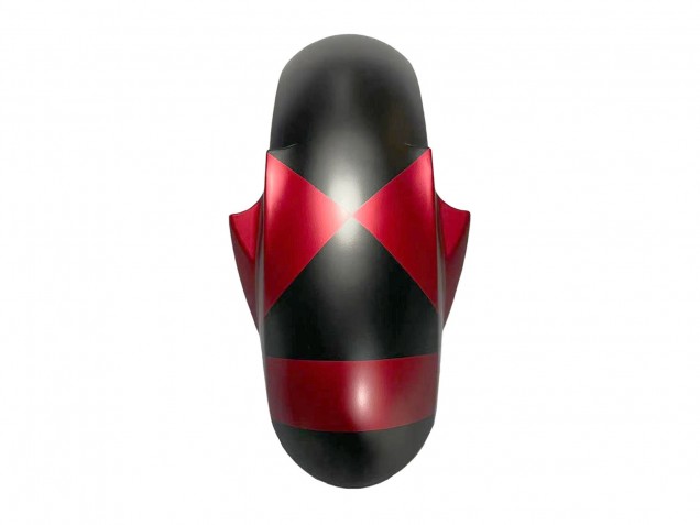 2005 Matte Black Red Geometric Yamaha YZF 600 R6 Motorcycle Fairings