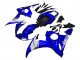 2005 Blue White Yamaha YZF 600 R6 Motorcycle Fairing