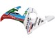 2005 Light Blue White Green Red Kastinee Dunlop Motul Yamaha YZF 600 R6 Motorcycle Fairings