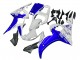 2005 White Blue Yamalube Yamaha YZF 600 R6 Motorcycle Fairings