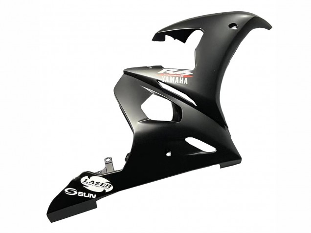 2005 Matte Black Red Yamaha YZF 600 R6 Motorcycle Fairing