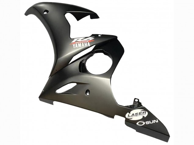 2005 Matte Black Red Yamaha YZF 600 R6 Motorcycle Fairing