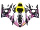 2005 Black Pink Yellow Repsol 46 Yamaha YZF 600 R6 Motorcycle Fairings