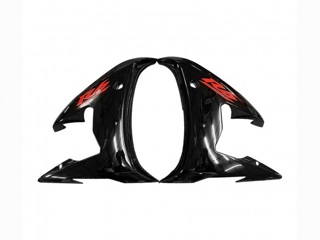 2005 Black Red Yamaha YZF 600 R6 Motorcycle Fairings