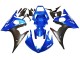 2005 Blue Matte Black Yamaha YZF 600 R6 Motorcycle Fairings