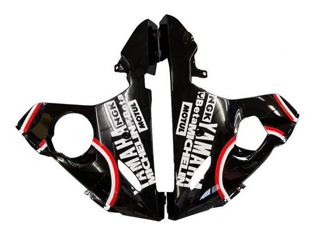 2005 Glossy Black White Lucky Strike Motul Yamaha YZF 600 R6 Motorcycle Fairings