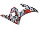 2005 Black Red Grey Camouflage Yamaha YZF 600 R6 Motorcycle Fairings
