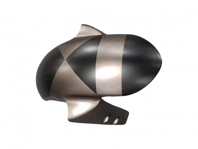 2005 Matte Black Grey Geometric Yamaha YZF 600 R6 Motorcycle Fairings