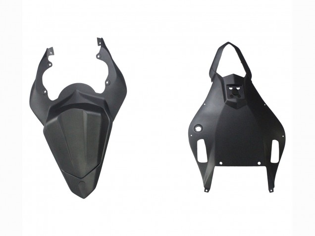 2006-2007 Matte Black Silver Flame Yamaha YZF 600 R6 Motorcycle Fairings