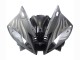 2006-2007 Matte Black Silver Flame Yamaha YZF 600 R6 Motorcycle Fairings