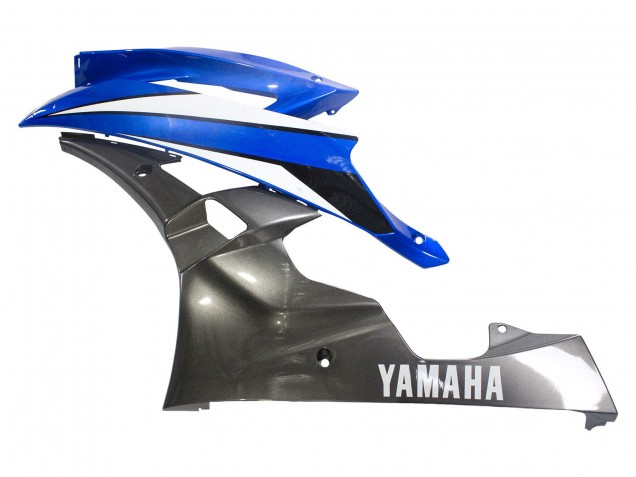 2006-2007 Blue White Glossy Black Yamaha YZF 600 R6 Motorcycle Fairings