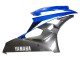 2006-2007 Blue White Glossy Black Yamaha YZF 600 R6 Motorcycle Fairings