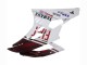 2006-2007 White Maroon Red Fiat Acer Yamalube Yamaha YZF 600 R6 Motorcycle Fairings
