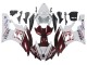 2006-2007 White Maroon Red Fiat Acer Yamalube Yamaha YZF 600 R6 Motorcycle Fairings