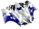 2006-2007 White Blue Jordan Yamaha YZF 600 R6 Motorcycle Fairings
