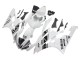 2006-2007 White Glossy Black Motul Michelin Yamaha YZF 600 R6 Motorcycle Fairings