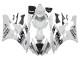 2006-2007 White Glossy Black Motul Michelin Yamaha YZF 600 R6 Motorcycle Fairings