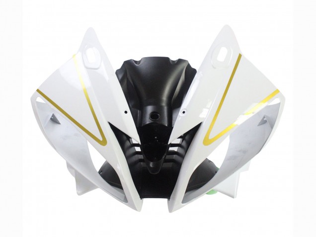 2006-2007 White Gold Black Fiat Yamaha YZF 600 R6 Motorcycle Fairings