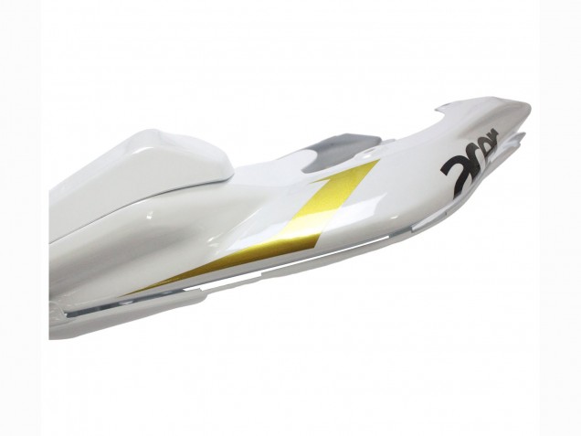 2006-2007 White Gold Black Fiat Yamaha YZF 600 R6 Motorcycle Fairings