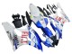 2006-2007 White Blue Red Fiat Motul Michelin Yamaha YZF 600 R6 Motorcycle Fairings