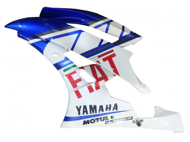 2006-2007 White Blue Red Fiat Motul Michelin Yamaha YZF 600 R6 Motorcycle Fairings