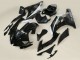 2006-2007 Glossy Black Matte Black White Motul Michelin Yamaha YZF 600 R6 Motorcycle Fairings