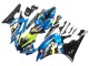 2006-2007 Blue Neon Green Black Shark Yamaha YZF 600 R6 Motorcycle Fairings