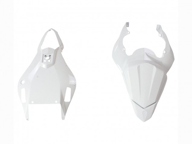 2006-2007 White Yamaha YZF 600 R6 Motorcycle Fairings