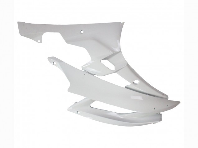 2006-2007 White Yamaha YZF 600 R6 Motorcycle Fairings